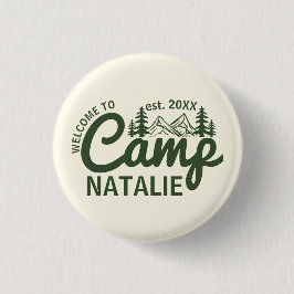 Personalisiert Camp Junggeselinnen-Abschied Brides Button