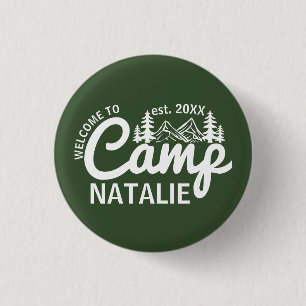 Personalisiert Camp Junggeselinnen-Abschied Brides Button