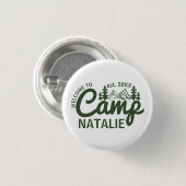 Personalisiert Camp Junggeselinnen-Abschied Brides Button (Vorne & Hinten)