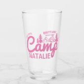 Personalisiert Camp Junggeselinnen-Abschied Brides Glas (Vorderseite)