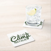 Personalisiert Camp Junggeselinnen-Abschied Brides Rechteckiger Pappuntersetzer (Vor Ort)