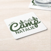 Personalisiert Camp Junggeselinnen-Abschied Brides Rechteckiger Pappuntersetzer (angewinkelt)