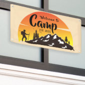 Personalisiert Camp Willkommensbanner Banner (Äußeres Gebäude)