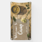 Personalisiert Camp Willkommensbanner Banner (Vertikal)