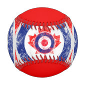 Personalisiert Canadian Grunge Mod Baseball (Vorderseite)