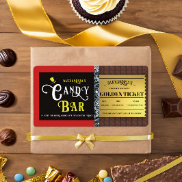 Personalisiert Candy Bar Golden Ticket