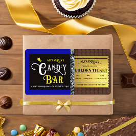 Personalisiert Candy Bar Golden Ticket