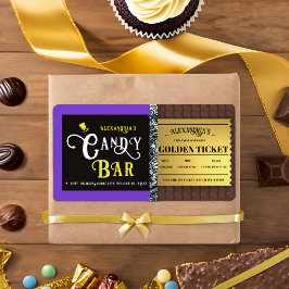 Personalisiert Candy Bar Golden Ticket