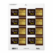 Personalisiert Candy Bar Golden Ticket (Vorne)