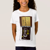 Personalisiert Candy Bar Golden Ticket T-Shirt (Vorderseite)