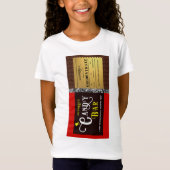 Personalisiert Candy Bar Golden Ticket T-Shirt (Vorderseite)
