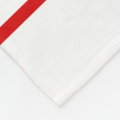 Personalisiert Candy Cane Christmas Fleecedecke (Ecke)