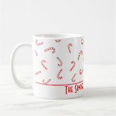 Personalisiert Candy Cane Christmas Kaffeetasse (Links)