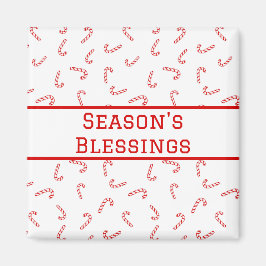 Personalisiert Candy Cane Christmas Magnet