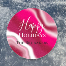 Personalisiert Candy Cane Cool Red Happy Holiday