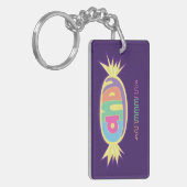 Personalisiert Candy Lover Schlüsselanhänger (Vorderseite links)