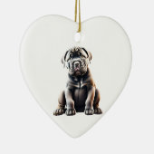 Personalisiert Cane Corso Puppy Keramik Ornament (Rechts)