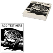Personalisiert Cane Toad - Briefmarke der Holzkuns Gummistempel (Stempel)