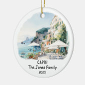 Personalisiert Capri-Ornament, Italien Keramik Ornament (Links)