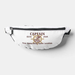 Personalisiert Captain First Mate Crew oder Skippe Bauchtasche