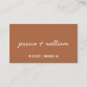 Personalisiert Capture the Liebe Wedding Qr Code Begleitkarte (Rückseite)