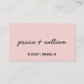 Personalisiert Capture the Liebe Wedding QR Code E Begleitkarte (Rückseite)