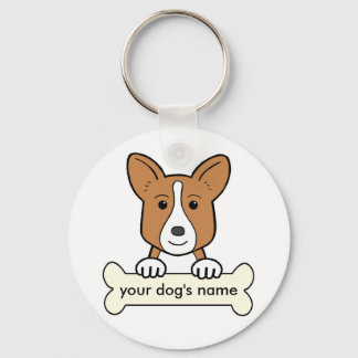Personalisiert Cardigan Welsh Corgi Schlüsselanhänger