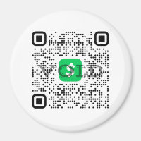 Personalisiert Cash App QR Code Magnet