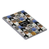 Personalisiert Cat Collage Journal Notizblock (Rechte Seite)