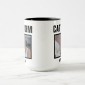 Personalisiert Cat Mama Custom Foto Tasse (Zentrum)