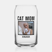 Personalisiert Cat Mama Foto Dosenglas (Vorderseite)