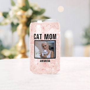 Personalisiert Cat Mama Foto Dosenglas