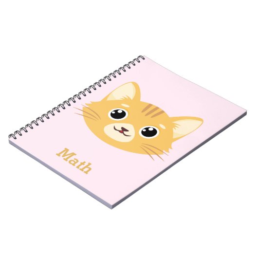 Personalisiert Cat Pattern Notebook Notizblock (Linke Seite)