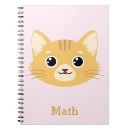 Personalisiert Cat Pattern Notebook Notizblock
