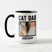 Personalisiert Cat Vater Custom Foto Tasse (Links)