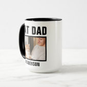 Personalisiert Cat Vater Custom Foto Tasse (Vorderseite Links)