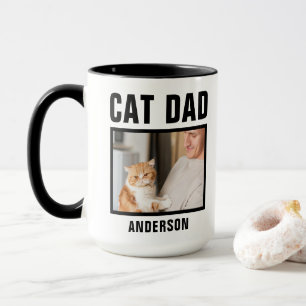 Personalisiert Cat Vater Custom Foto Tasse