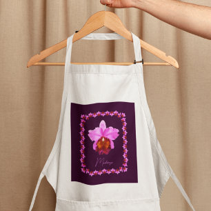 Personalisiert Cattleya Orchid Motif Schürze