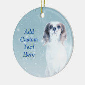 Personalisiert Cavalier King Charles Spaniel Dog Keramik Ornament (Links)
