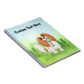 Personalisiert Cavalier King Charles Spaniel Notizblock (Rechte Seite)