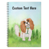Personalisiert Cavalier King Charles Spaniel Notizblock (Vorderseite)