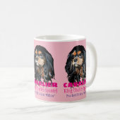Personalisiert Cavalier King Charles Spaniel Tasse (VorderseiteRechts)