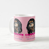 Personalisiert Cavalier King Charles Spaniel Tasse (Vorderseite Links)