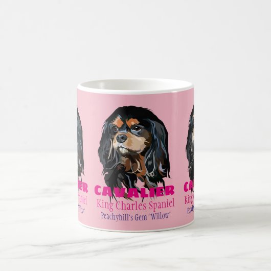 Personalisiert Cavalier King Charles Spaniel Tasse (Mittel)