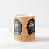 Personalisiert Cavalier King Charles Spaniel Tasse (Vorderseite Links)