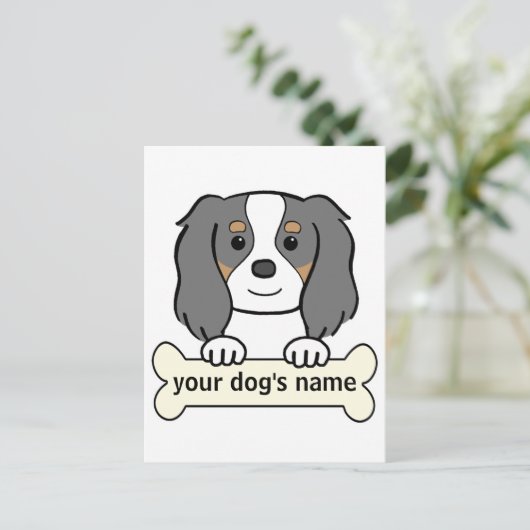 Personalisiert Cavalier Postkarte (Stehend Vorderseite)