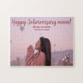 Personalisiert Celebrate Sober Mama Custom 1 Foto Puzzle (Horizontal)