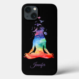 Personalisiert Chakra Lotus Yoga iPhone Otterbox Case-Mate iPhone Hülle