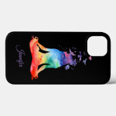 Personalisiert Chakra Lotus Yoga iPhone Otterbox Case-Mate iPhone Hülle (Rückseite (Horizontal))