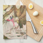 Personalisiert Charles Dickens Scrooge Viktorianis Geschirrtuch (Viertel Falte)